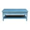 International Concepts Rectangle Spencer Coffee Table, 48 in W X 24 in L X 19 in H, Wood, Antique Rubbed Ocean Blue OT32-8C - alternate 2